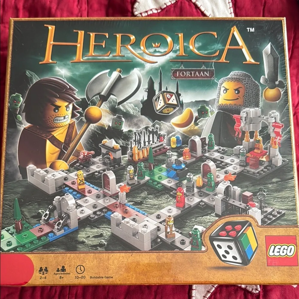 Lego Heroica Fantasy Adventure Board Game - Rich Medieval Colors - Picture 1 of 3